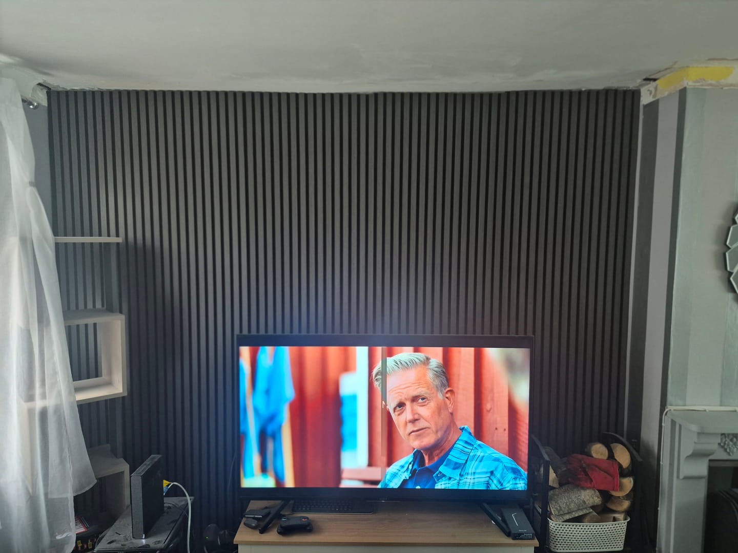Customer photo review of Premium Acoustic Wall Panels - Light Grey