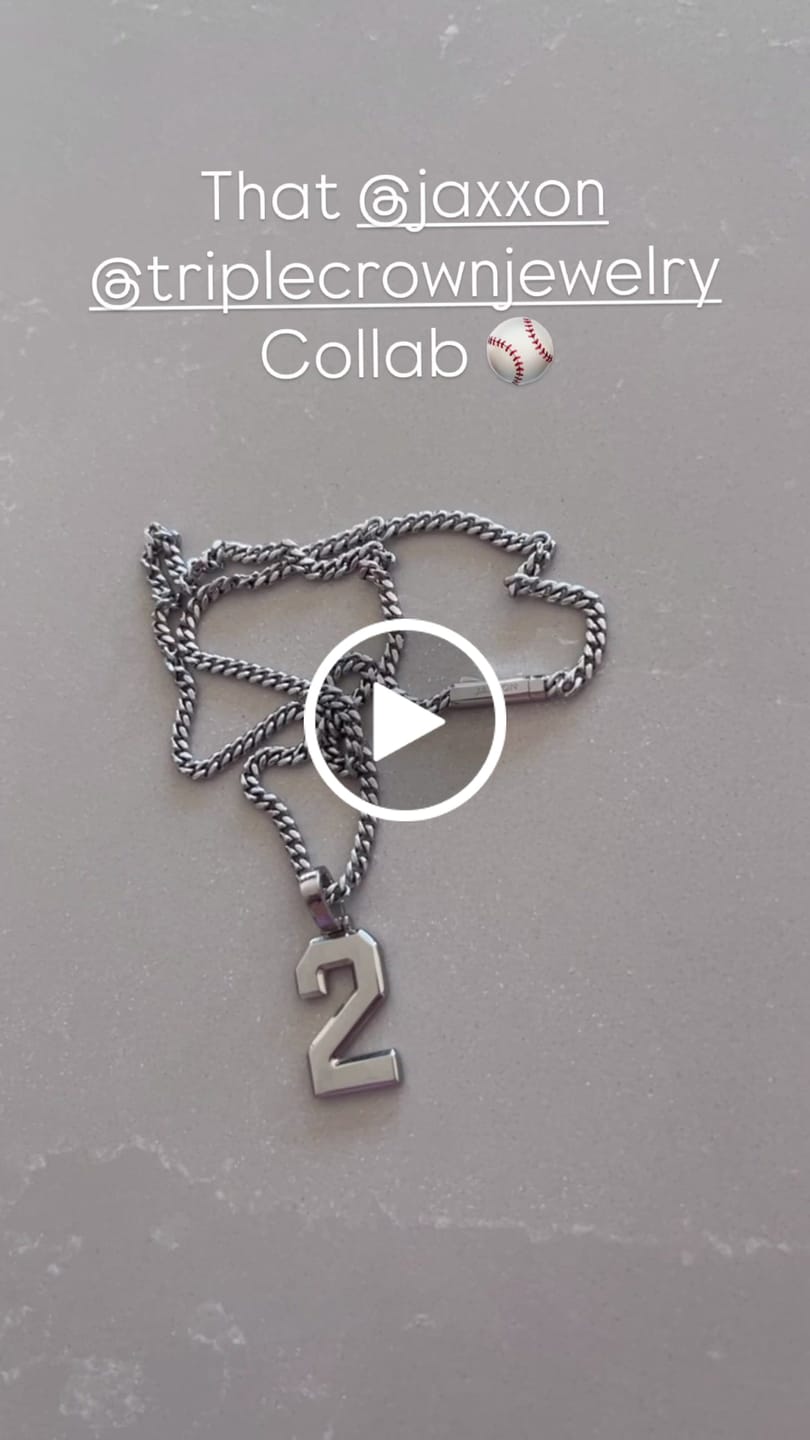 Customer video review of Signature Jersey Number Pendant in Silver