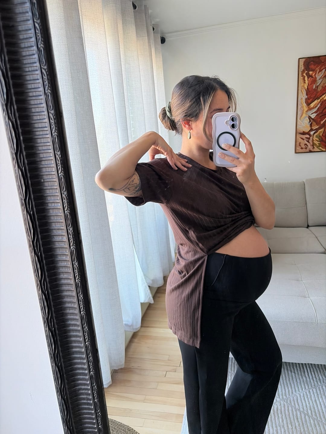 Customer photo review of Pantalon de maternité ajustable - grossesse & postpartum