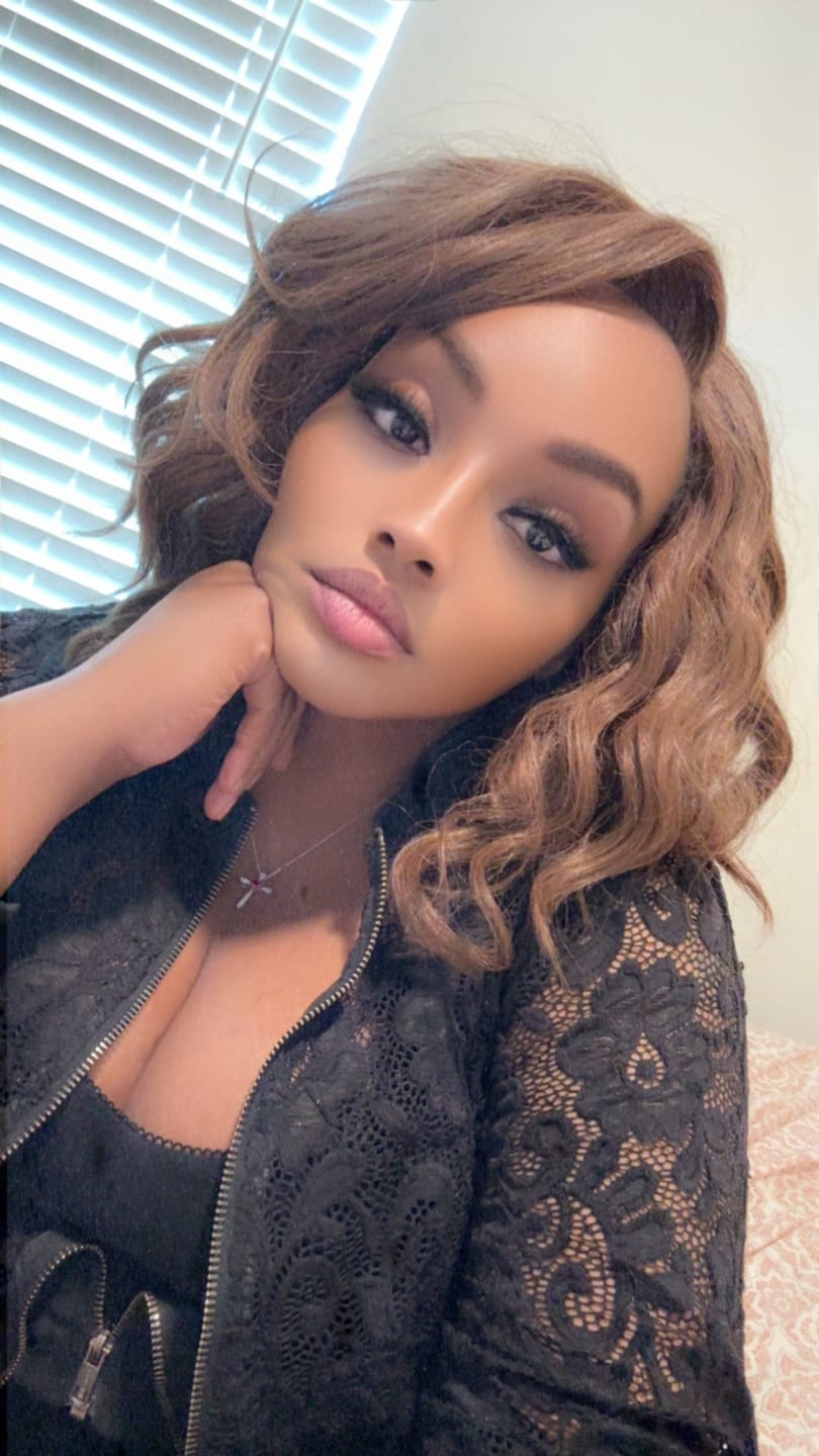 Customer photo review of Bobbi Boss Swiss J-Part Lace Front Wig - MLF181 DENNA