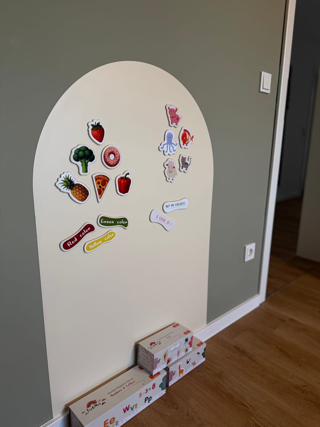 Customer photo review of Magnetic Wall Board