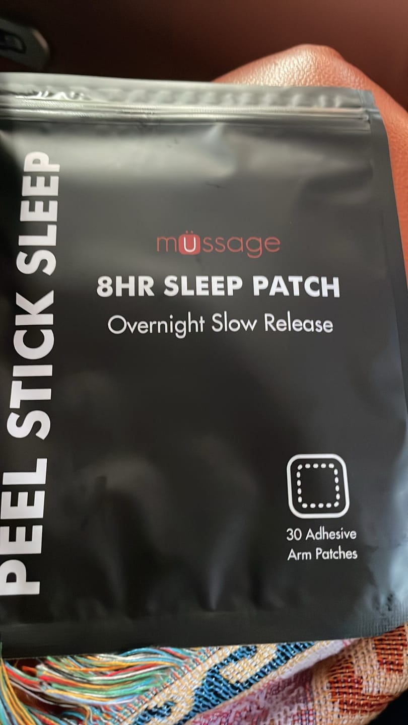 Customer photo review of mussage 8 Hour Sleep Patch