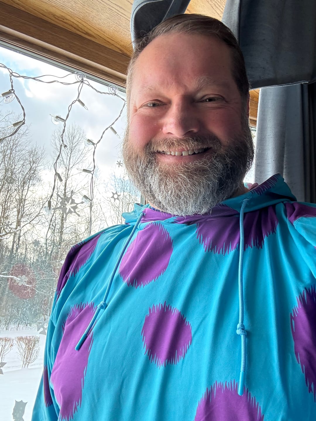 Customer photo review of Disney and Pixar Monsters, Inc. "Sulley" – Performance Hoodie