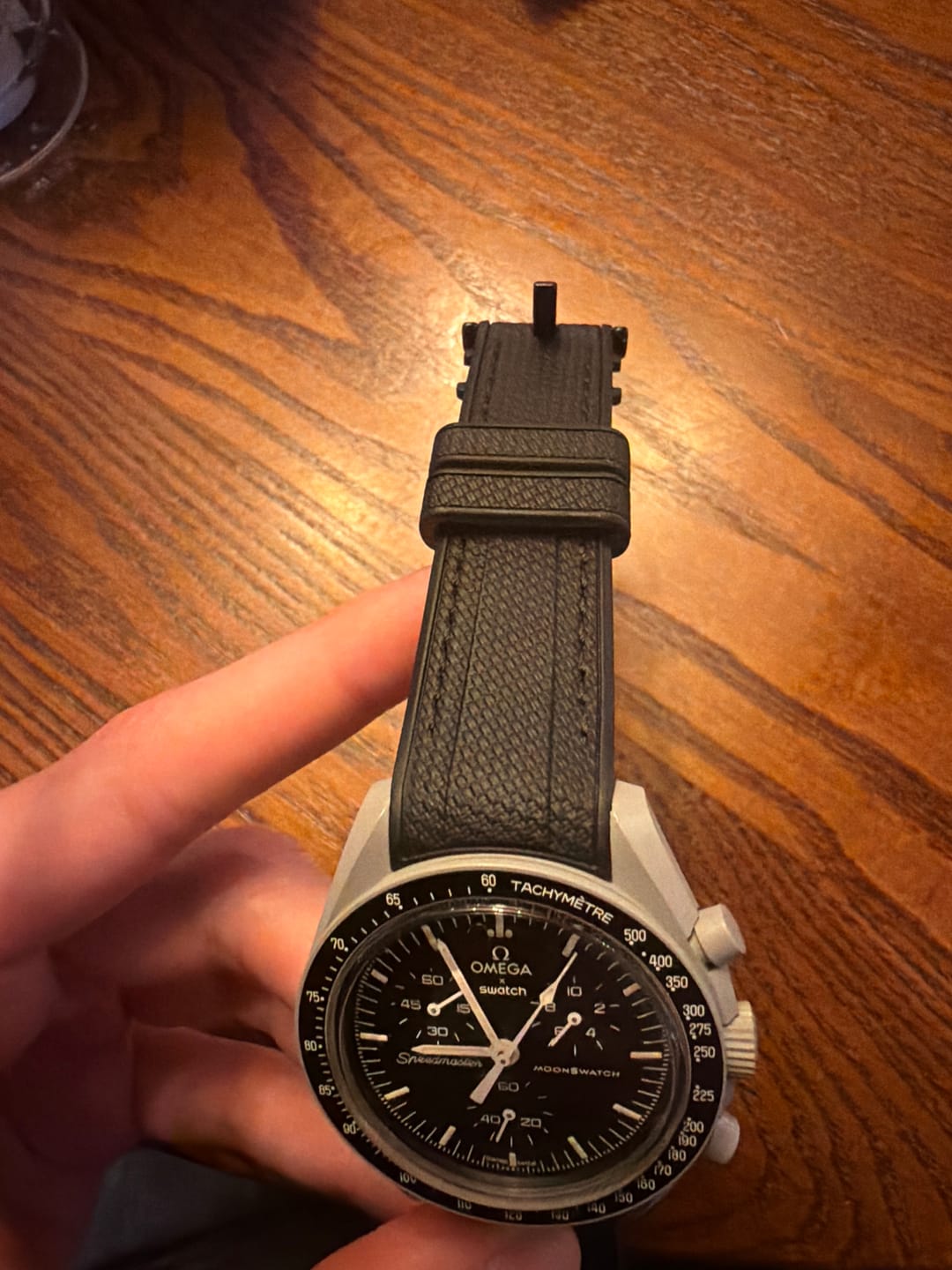 Customer photo review of Curved Premium Rubber Strap - Black