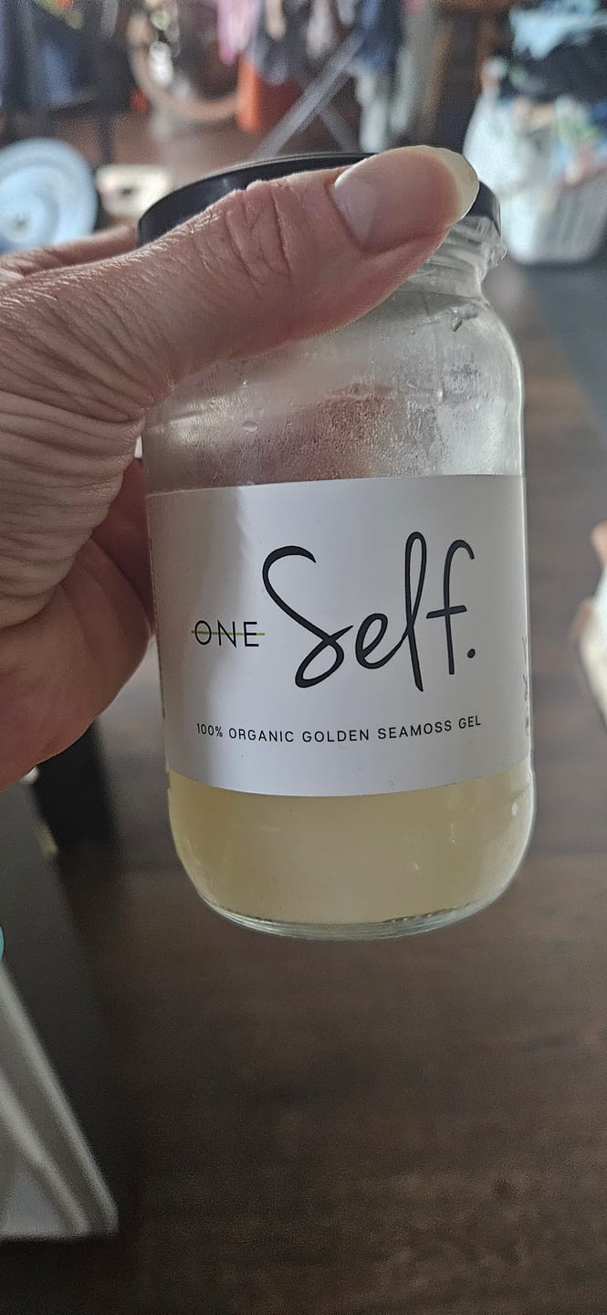 Customer photo review of Golden Sea Moss Gel