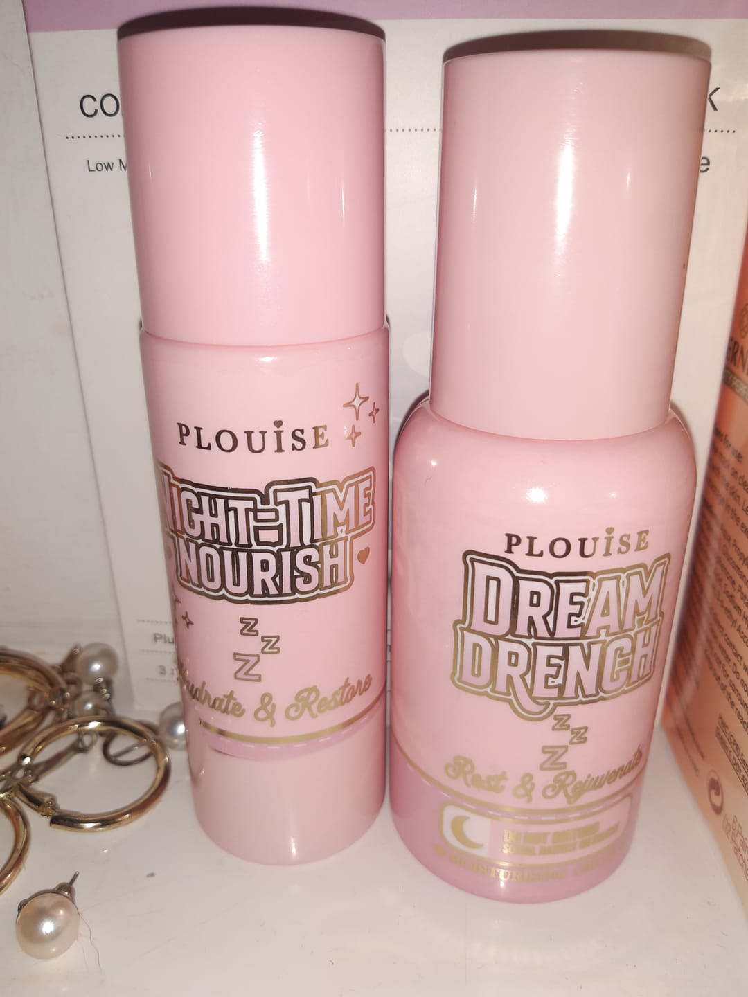 Customer photo review of After Dark - Hitting Snooze Nighttime Skincare Set