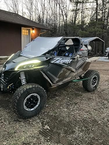 Customer photo review of Scratch Resistant Full Windshield for CFMOTO ZForce 950