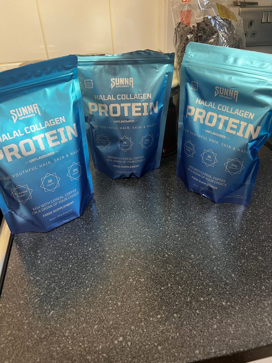 Customer photo review of Halal Collagen Protein