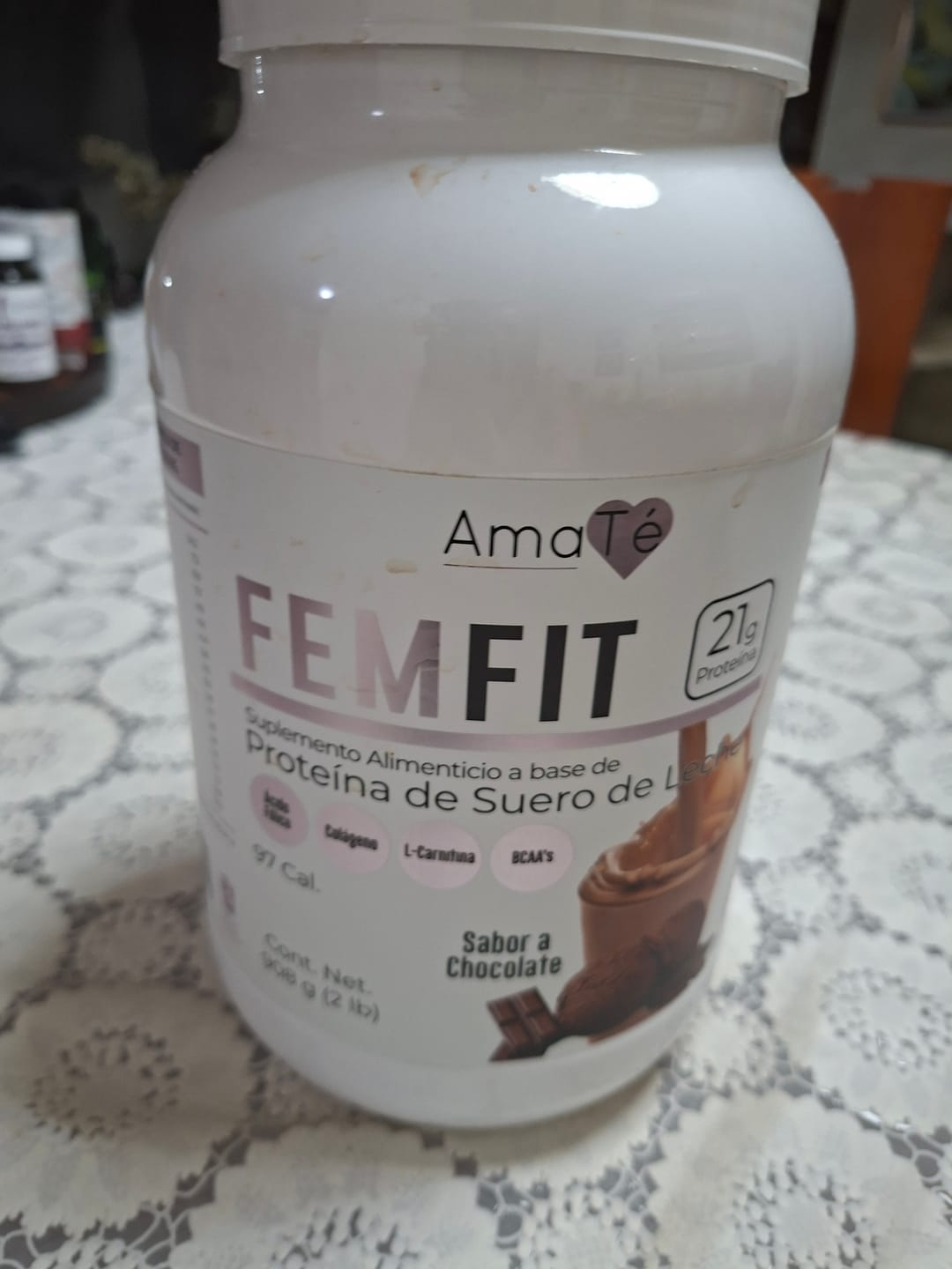 Customer photo review of Proteína FEMFIT