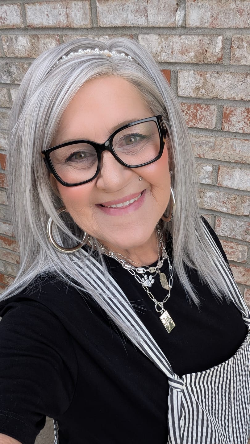 Customer photo review of RUNWAY WALK - Sugared Grey*
