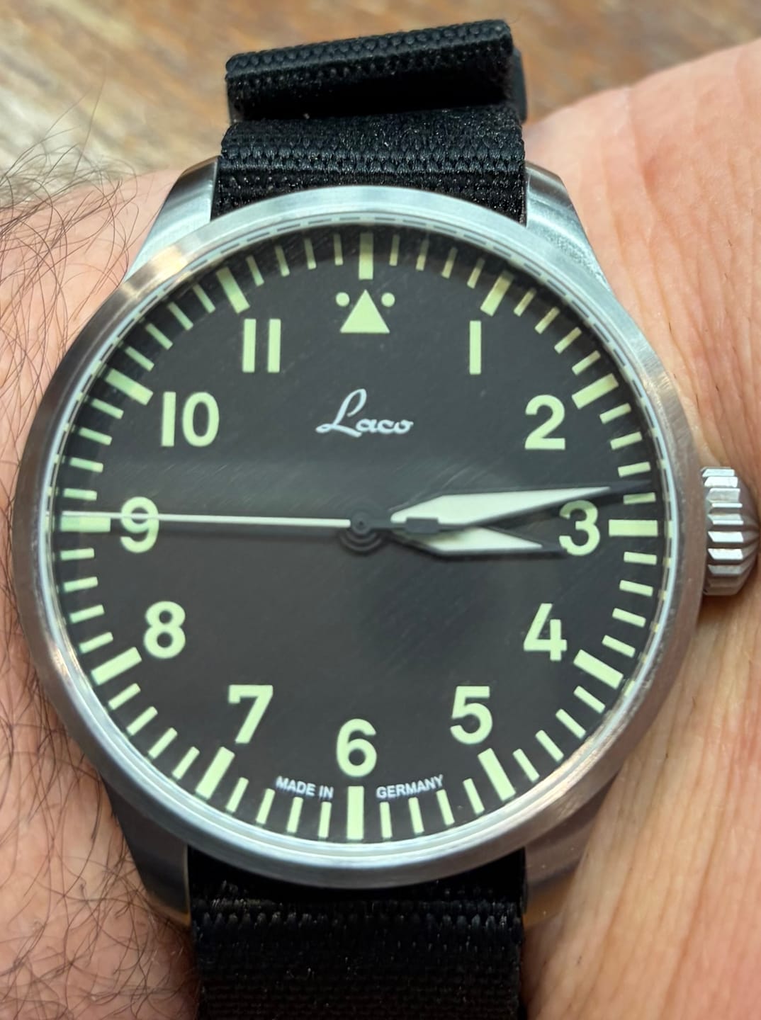 Customer photo review of Five Eye Nylon Watch Strap - PVD/Black