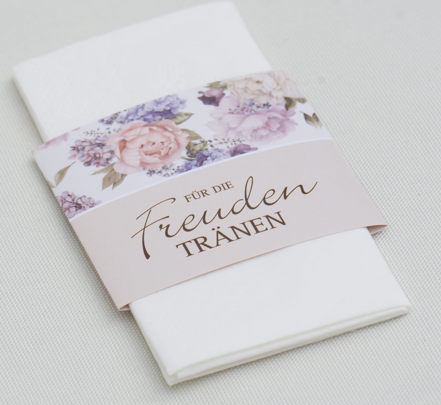 Customer photo review of Freudentränen Banderolen Blumenliebe (download)