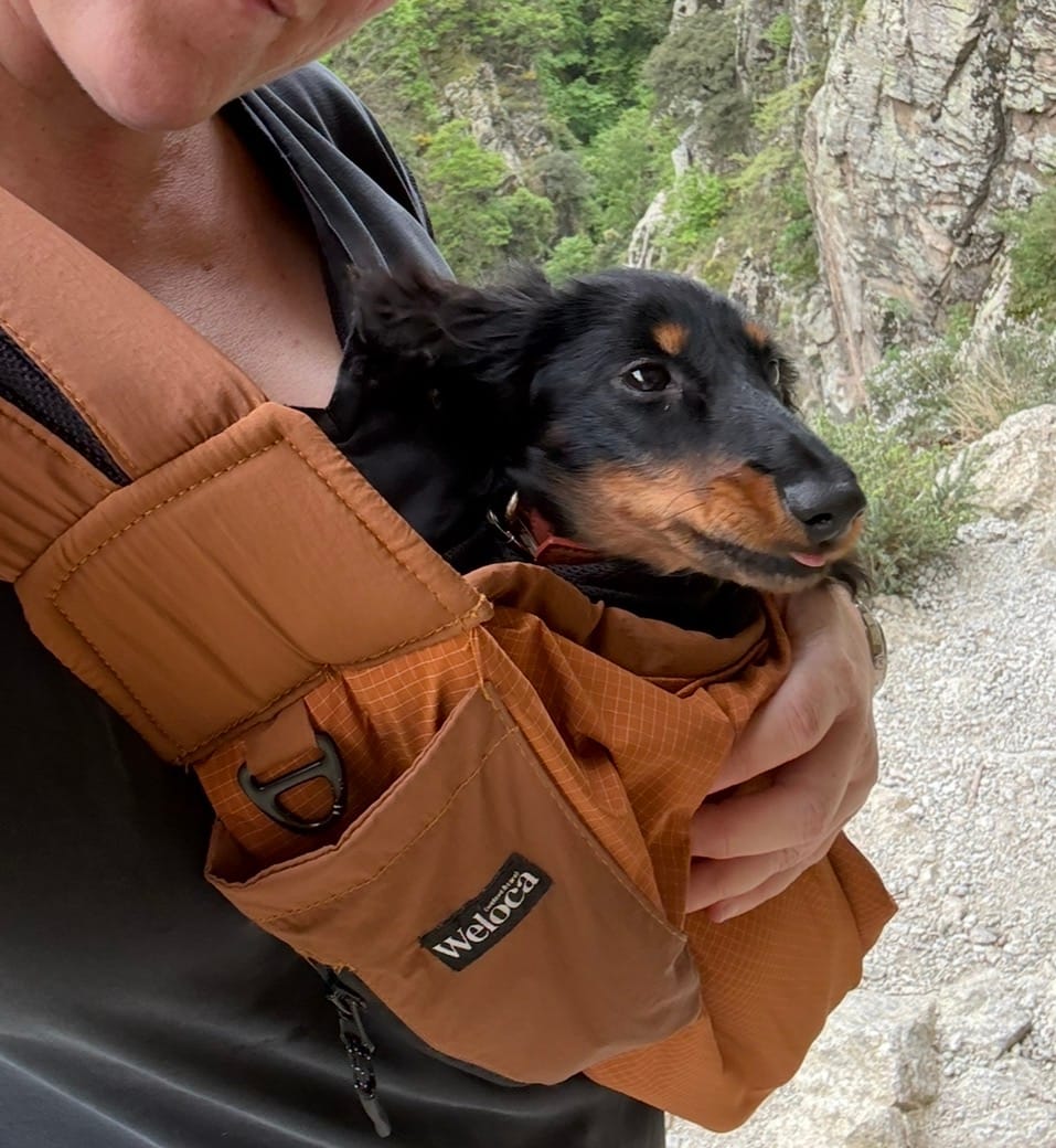 Customer photo review of Sac de transport en bandoulière marron - Version printemps / été