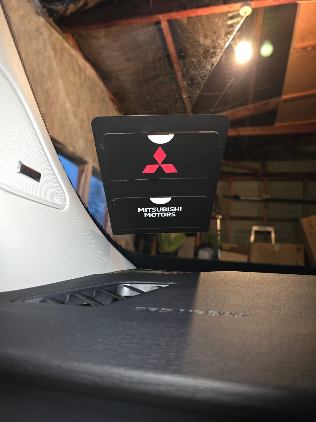 Customer photo review of Mitsubihi Motors - Double Pocket Rego/RUC Holder