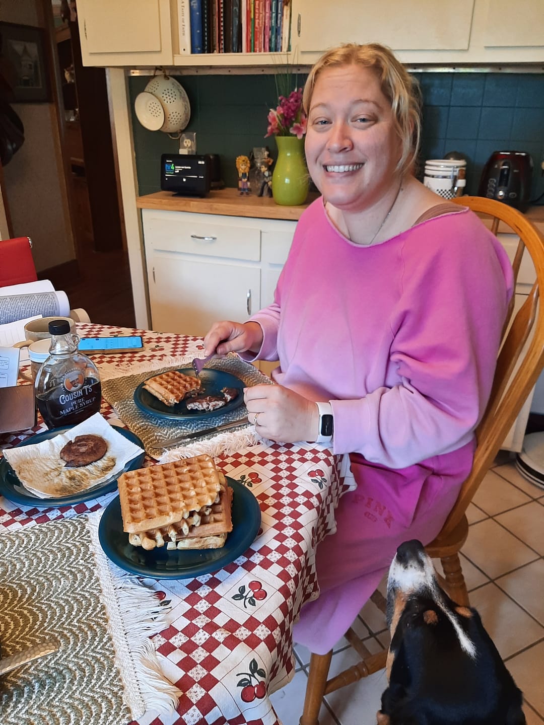 Customer photo review of Cousin T's Pure Maple Syrup