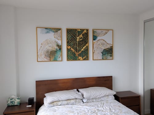 Customer photo review of Golden Section Set of 3 Prints