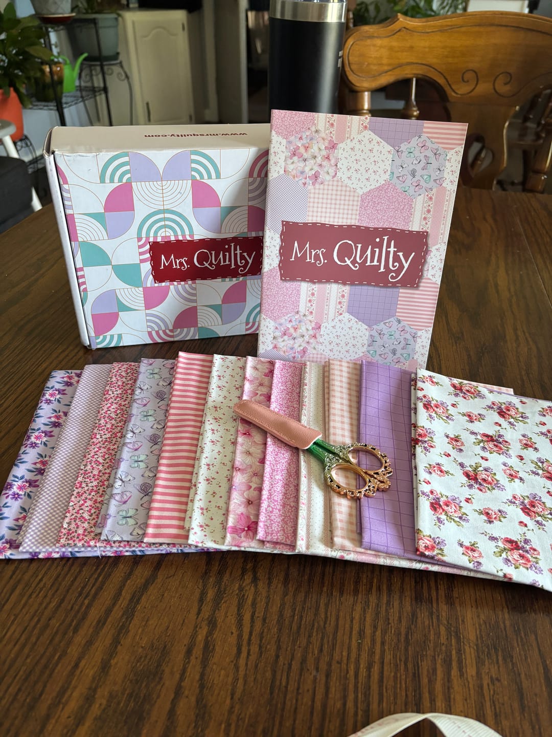 Customer photo review of Mrs Quilty Subscription Box