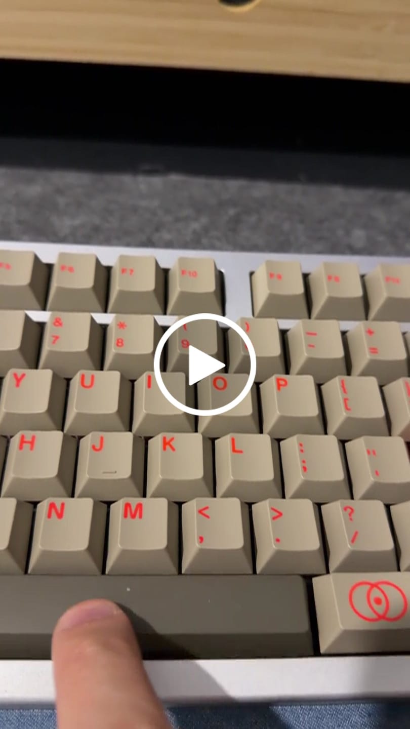 Customer video review of WINGTREE X LICHICX PINK PINK SILENT LINEAR SWITCH FACTORY LUBED (10PCS)