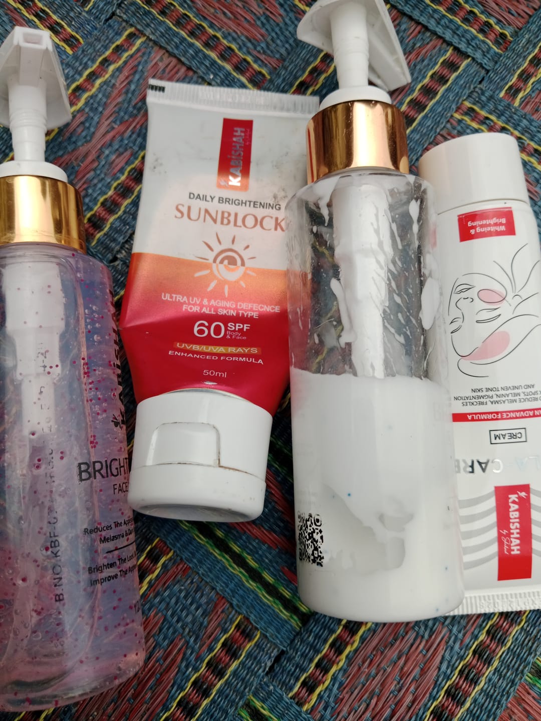 Customer photo review of Mela Care Advanced Brightening Cream Double Pack Bundle