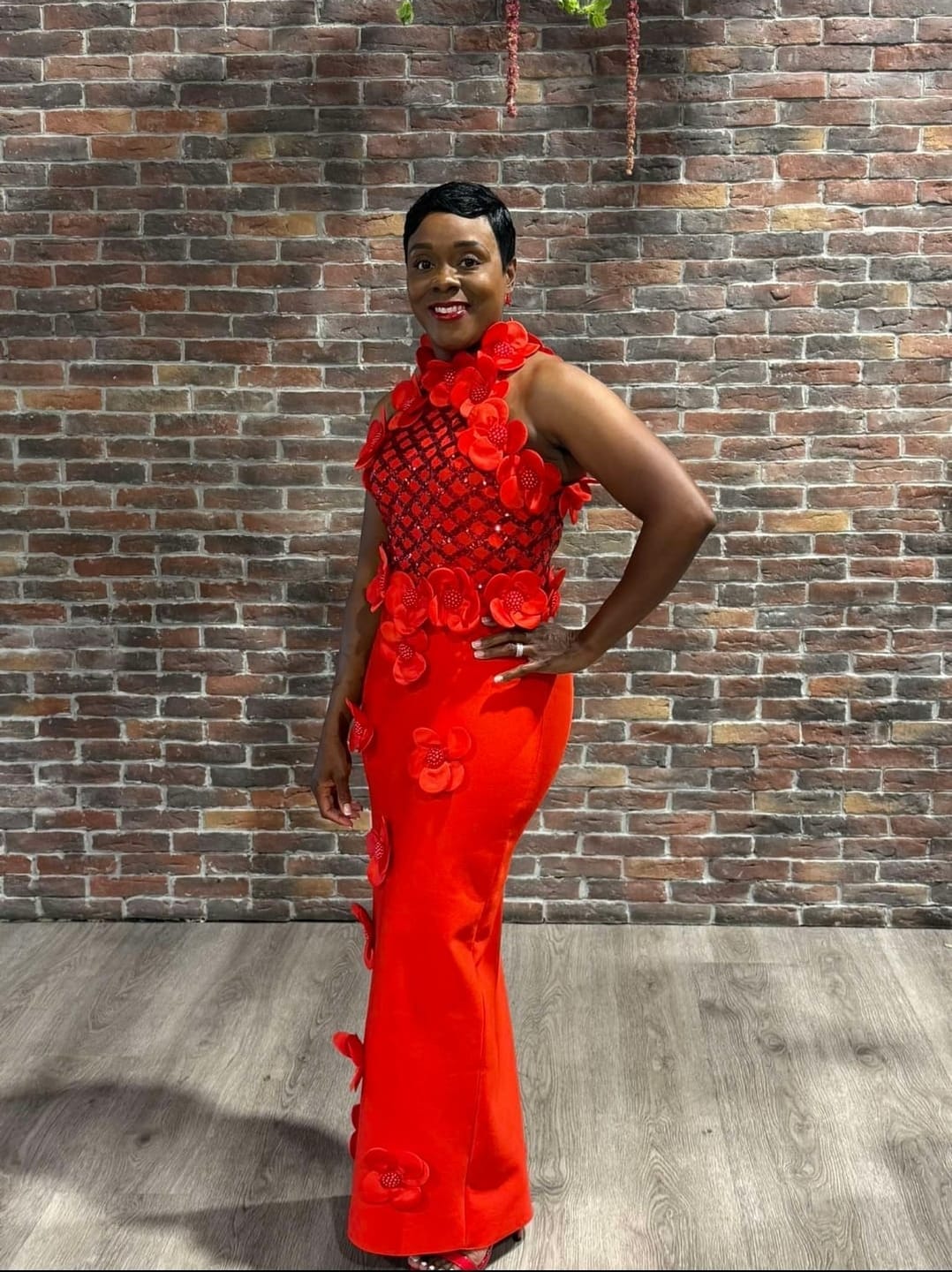 Customer photo review of Rose 3D Dress