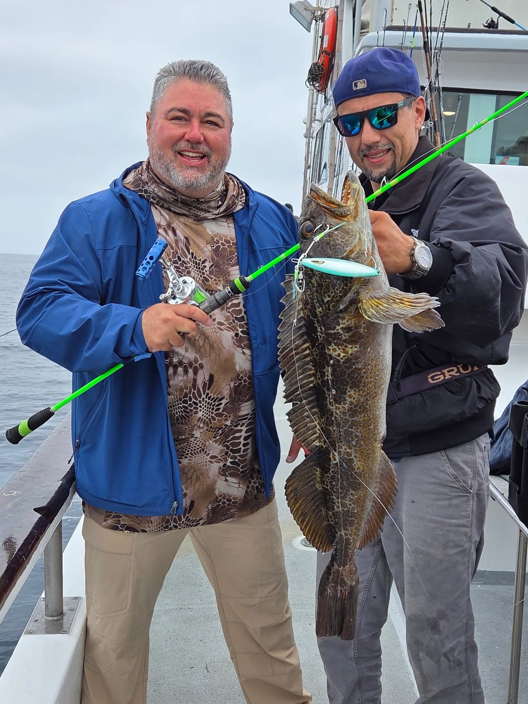 Customer photo review of GOOFISH® mighty deep green slow pitch jigging rod-6ft(183cm) PE4-7 jig 200-700g solid nano blank