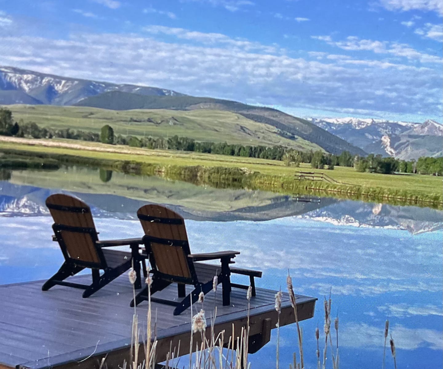 Customer photo review of Folding Adirondack Chair with Built in Footrest & Cup/Wine Holders King Size
