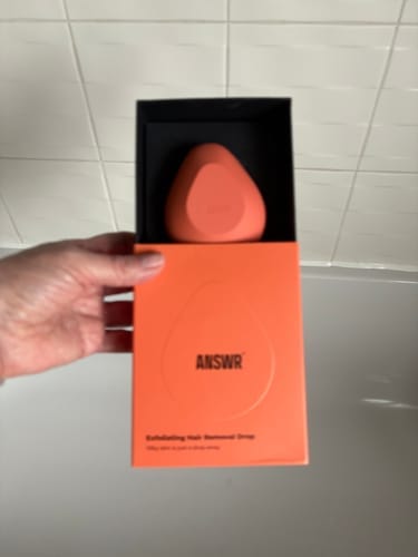 Customer photo review of Exfoliating hair removal drop