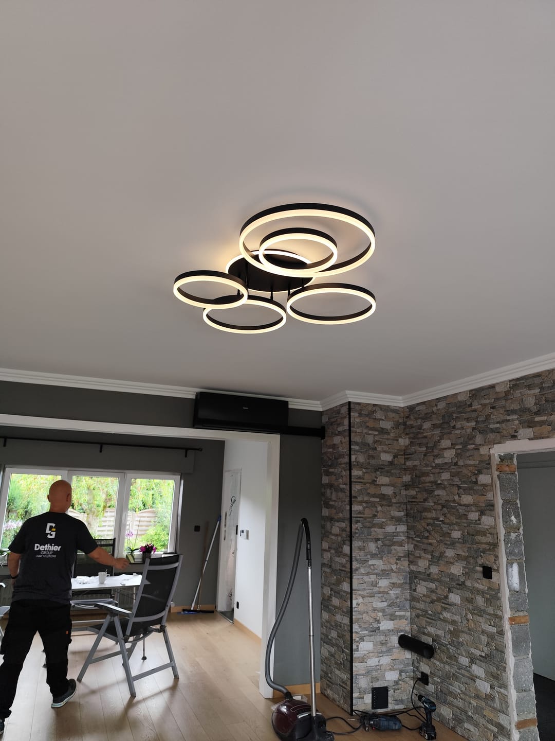 Customer photo review of Plafonnier LED Dimmable  | Cercles design