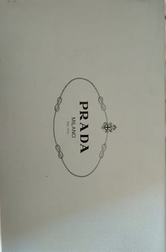 Customer photo review of PRA THICK SOLE SNEAKER WHITE AND BLACK LOGO CALFSKIN