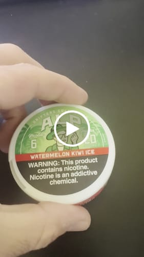 Customer video review of Drifters Watermelon Kiwi Ice Nicotine Pouches