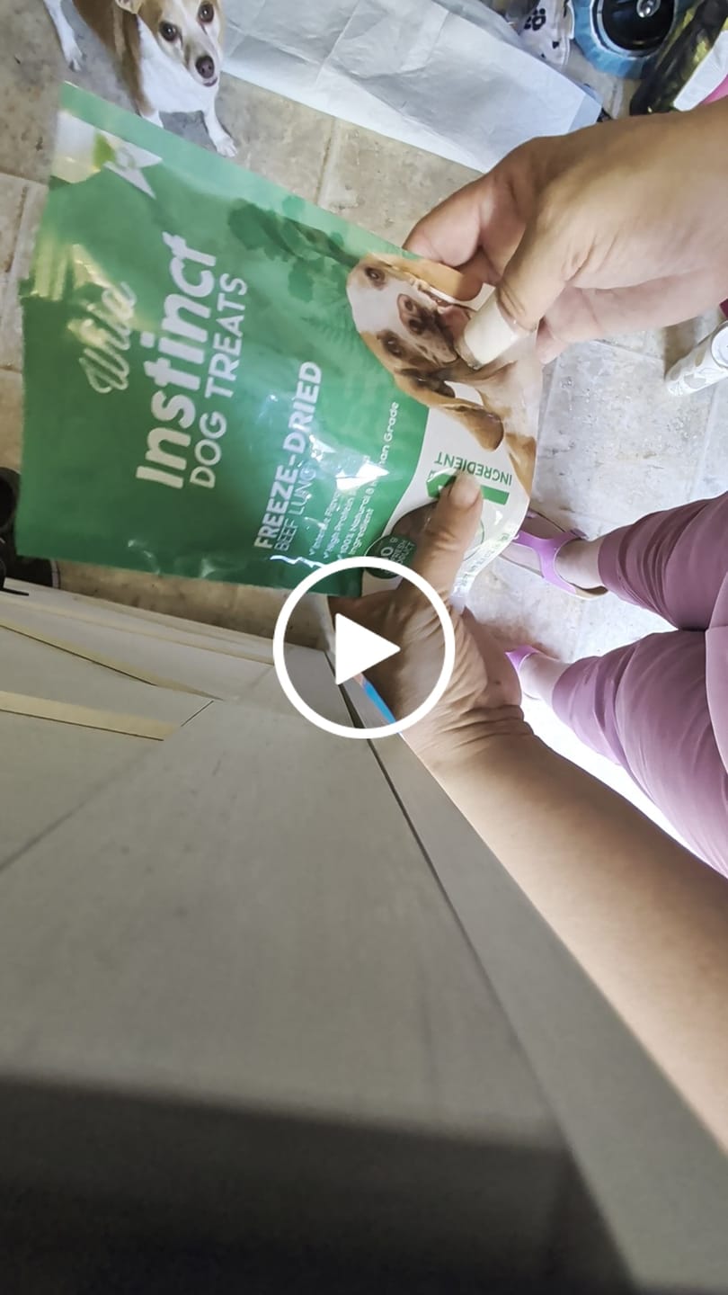 Customer video review of Freeze-Dried Turkey Liver Dog Treats
