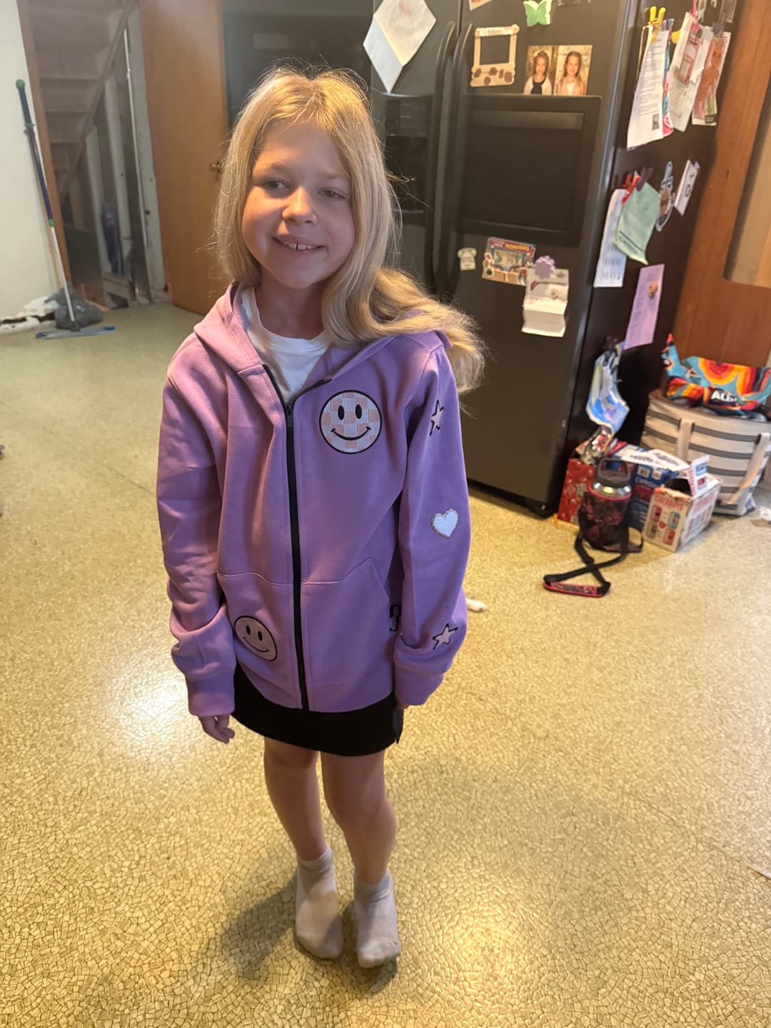Customer photo review of Design Your Own Patched Zip Hoodie
