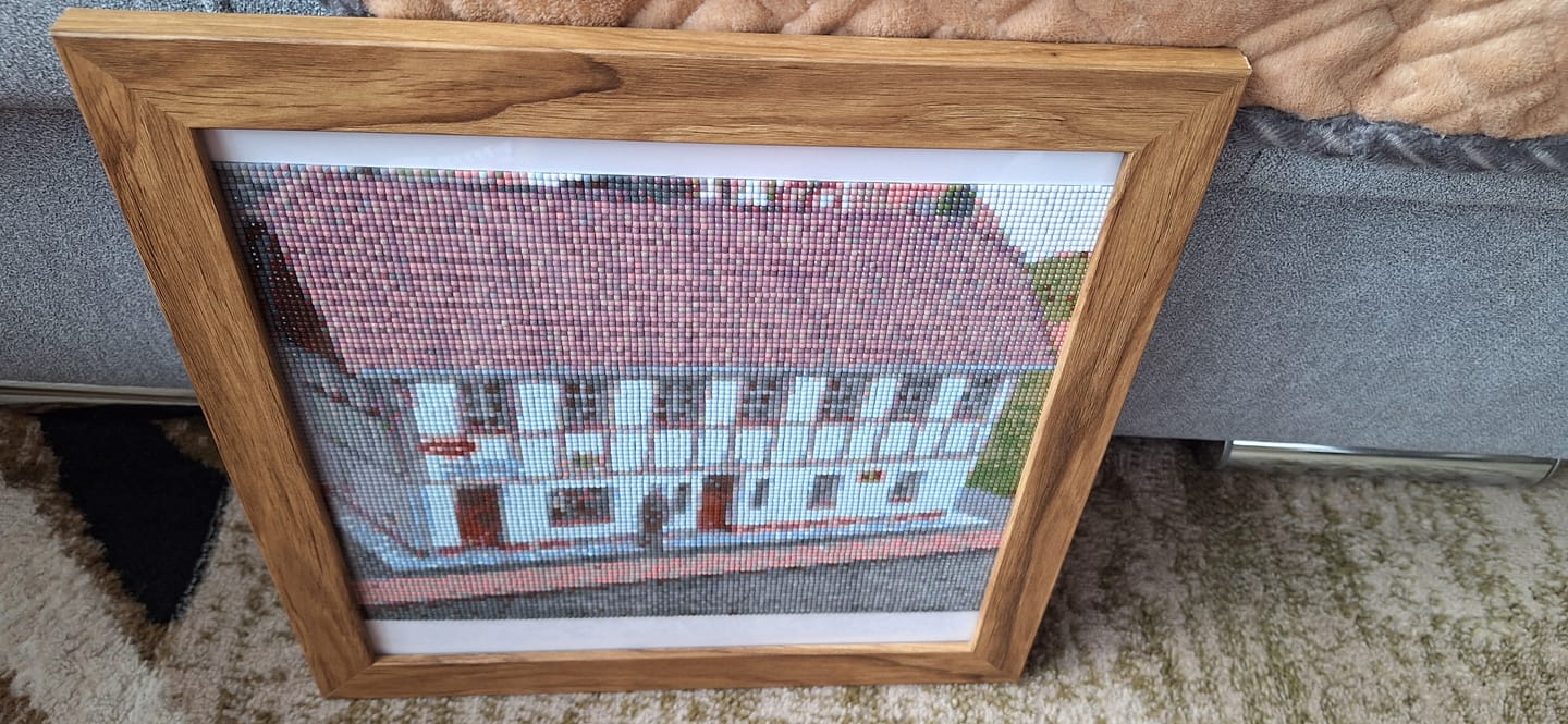 Customer photo review of Eigenes Foto Diamond Painting | Valentinstag