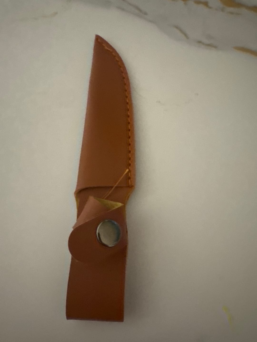 Customer photo review of Leather Knife Sheath