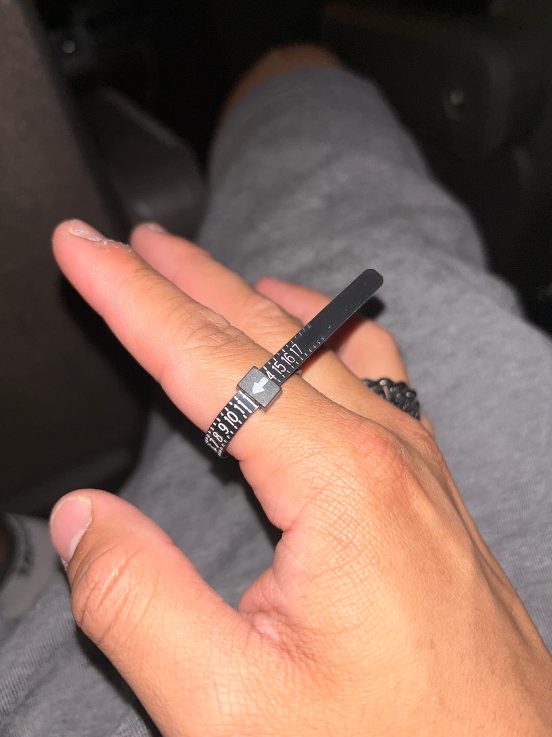 Customer photo review of FREE RING SIZER