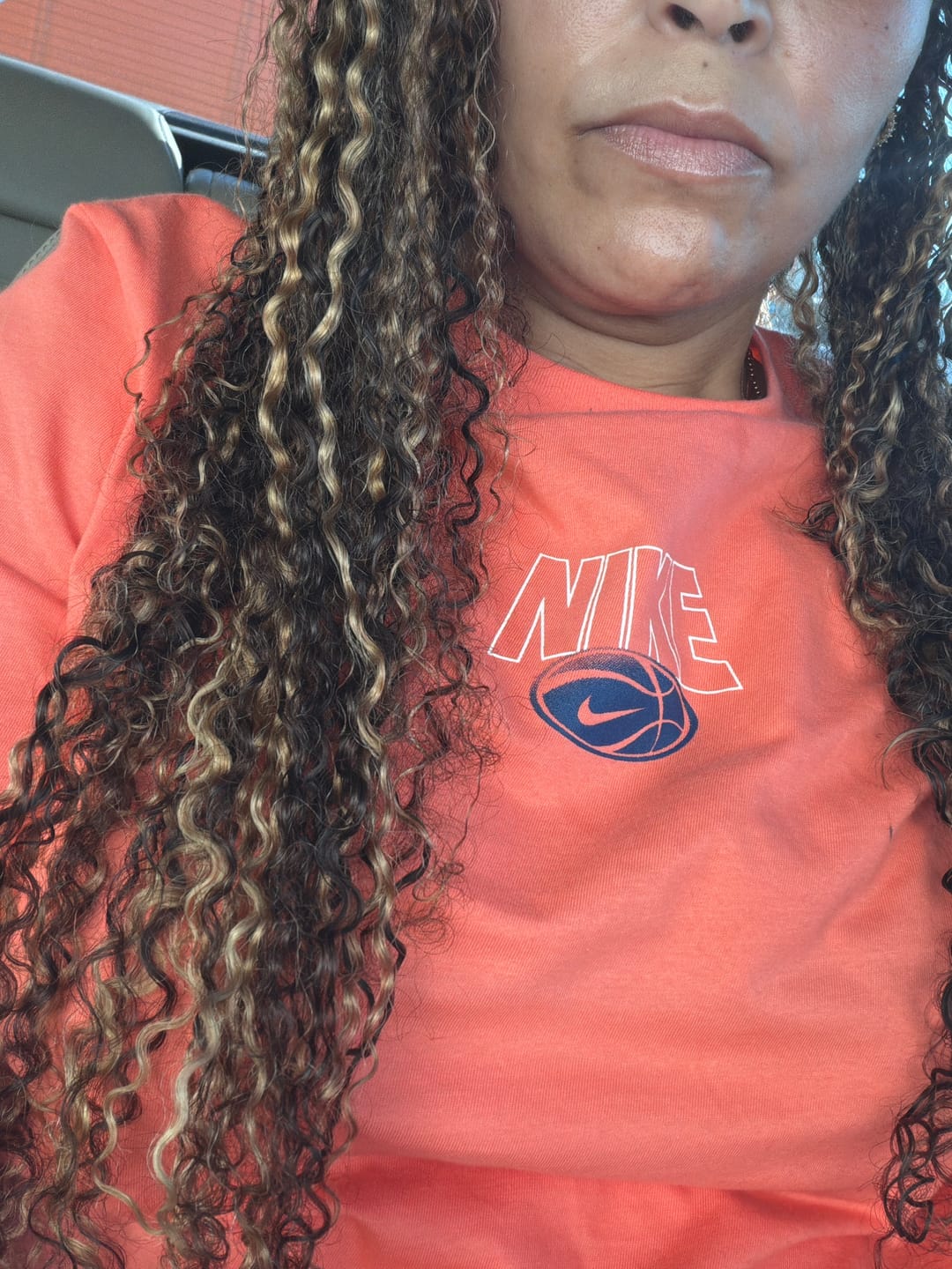 Customer photo review of #4/27 Mix Color Blend Water Deep Wave Human Crochet Hair