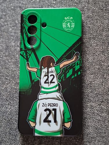 Customer photo review of Sporting CP Official Custom Case - Father and Daughter