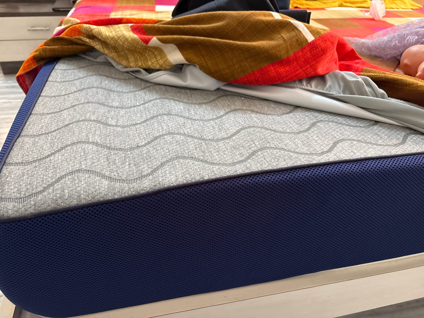 Customer photo review of Flo Aloe Vera Gel Infused Waterproof Mattress Protector