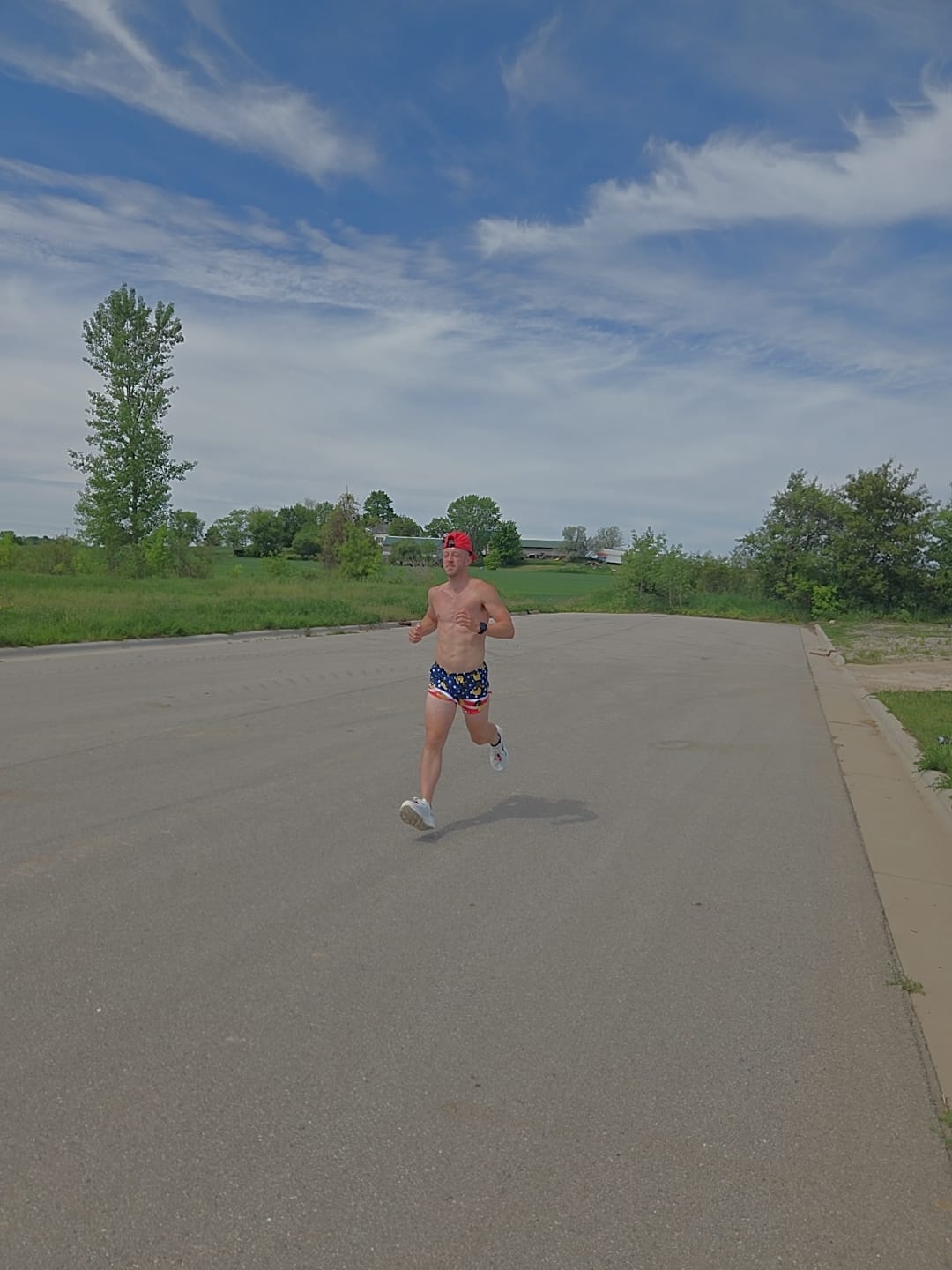 Customer photo review of Dadbod Running Athletic Hat - Stack Wins Edition