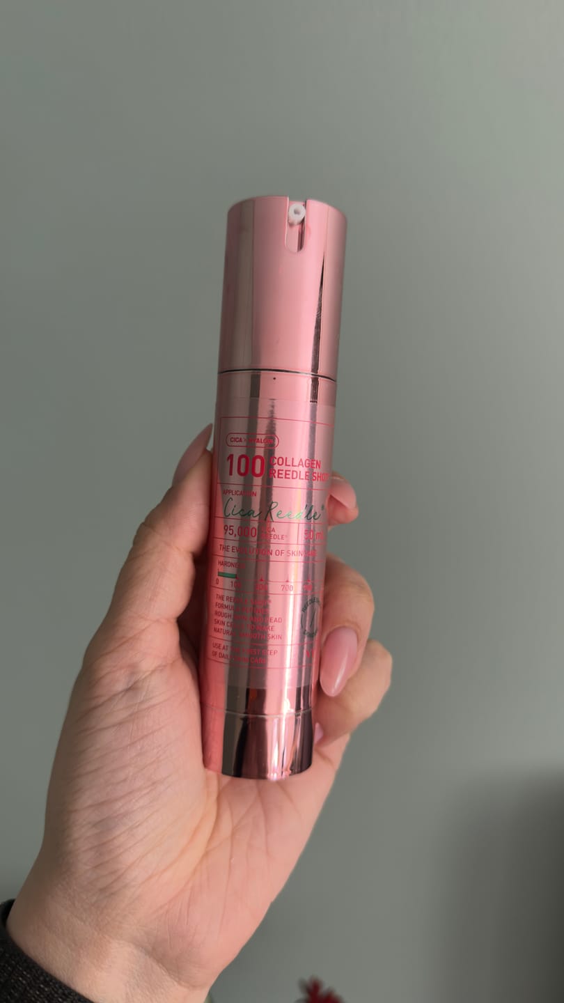 Customer photo review of Serums-būsteris ar mikroadatām un kolagēnu VT Cosmetics Collagen Reedle Shot 100