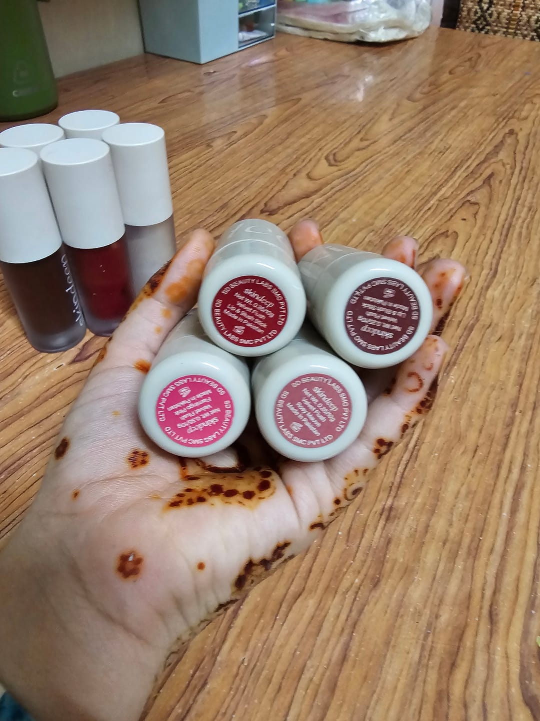 Customer photo review of VELVET FLUSH - Lip+Cheek Blush