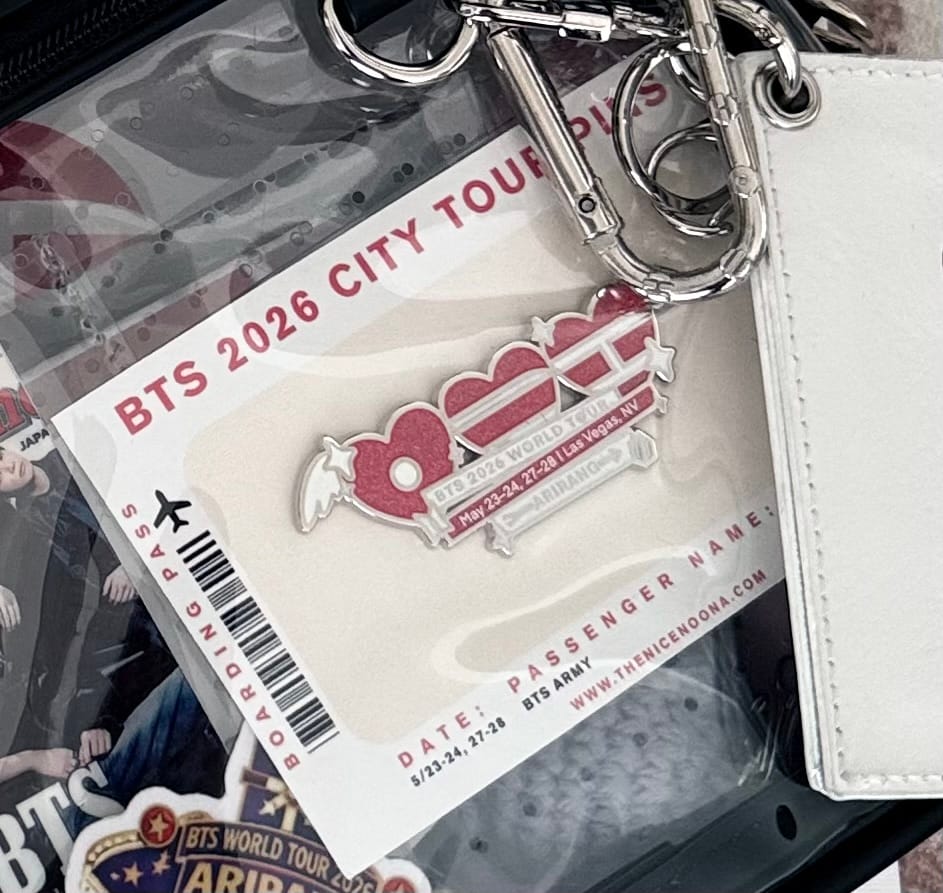 Customer photo review of BTS 2026 City Tour Pin