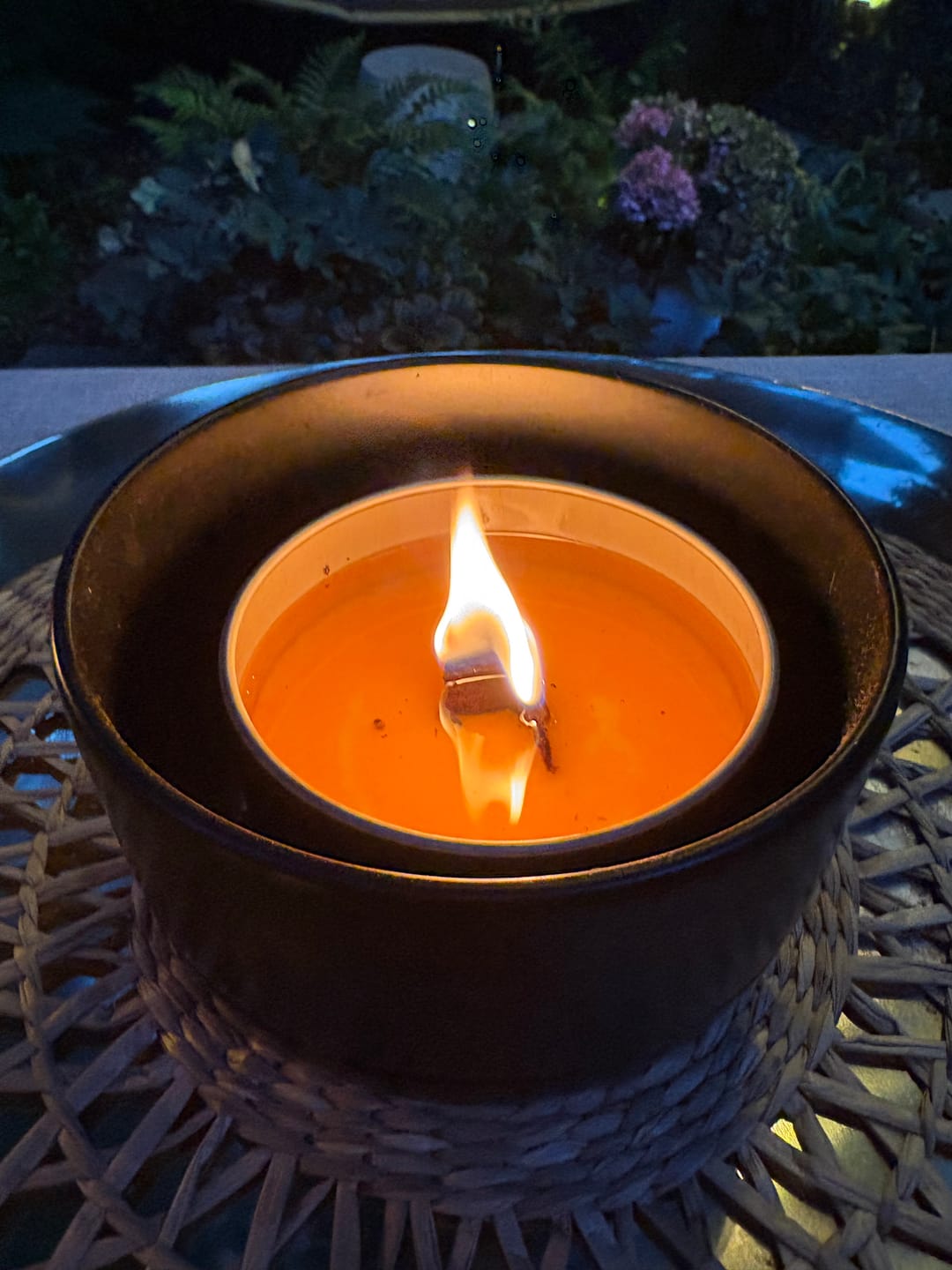 Customer photo review of The Outdoor Candle - Citronella