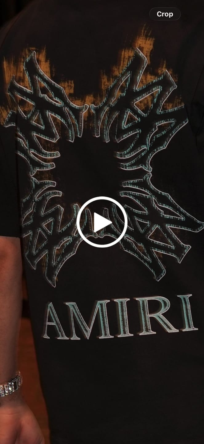 Customer video review of AMIRl QUAD FLAMES T-Shirt