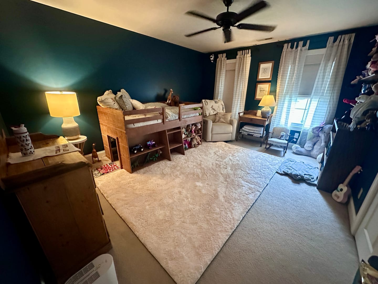 Customer photo review of Deluxe Shaggy Relax Mat - 1.4" Thick Foam Base