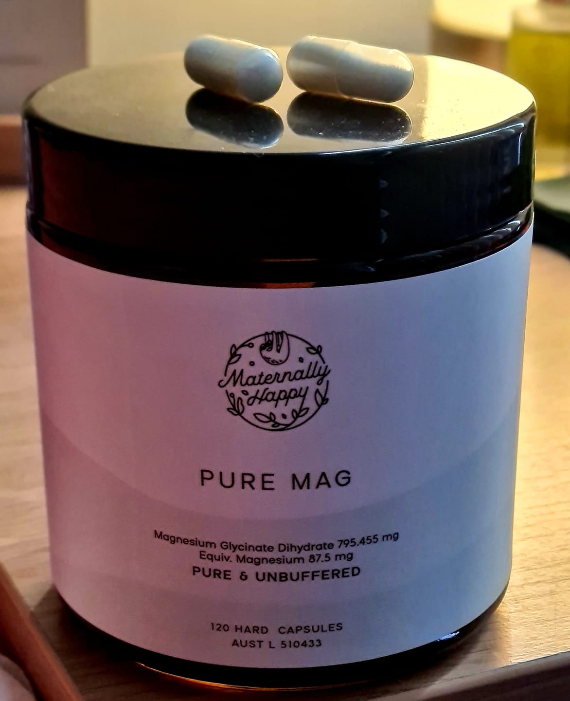 Customer photo review of Pure Mag | Unbuffered Magnesium Glycinate