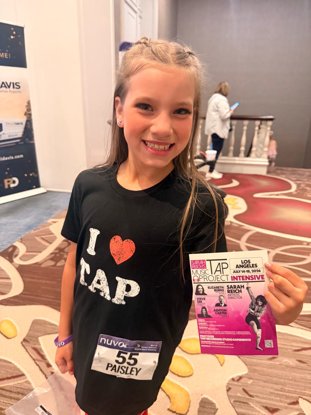 Customer photo review of KIDS I Heart Tap T-Shirt