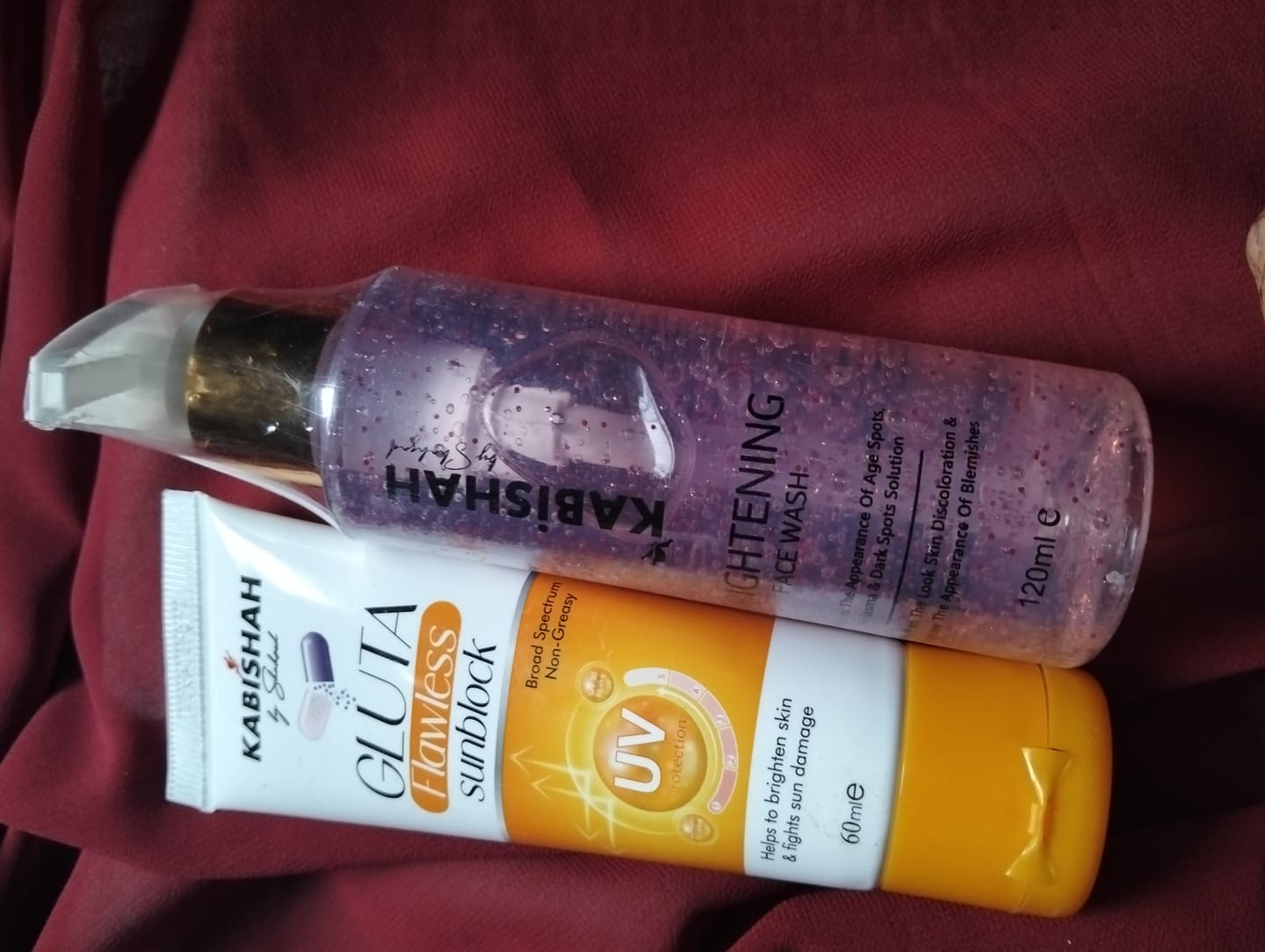 Customer photo review of Cleanse & Shield Duo