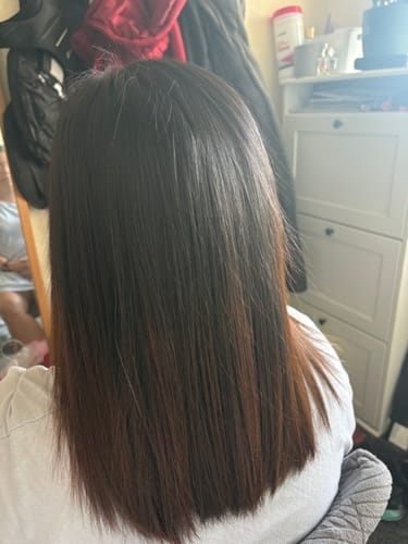 Customer photo review of At-home keratin treatment