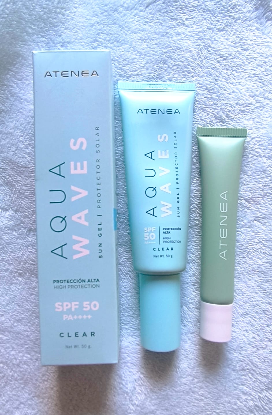 Customer photo review of PROTECTOR SOLAR - AQUA WAVES